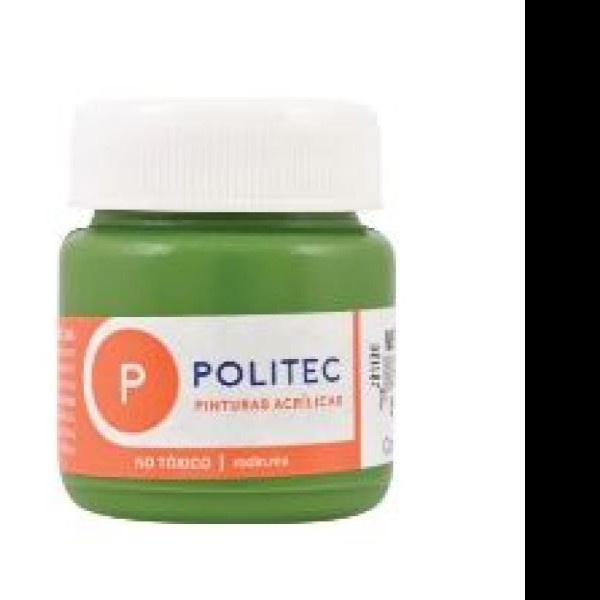 PINTURA ACRILICA POLITEC 30ML. VERDE HOJA 328 PZA
